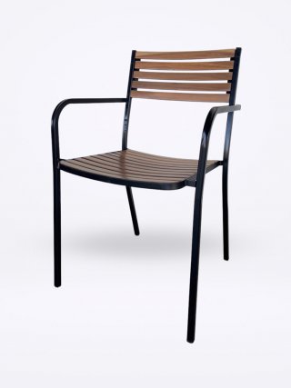 เก้าอี้ไม้ผสมเหล็ก รหัส CSW-74
