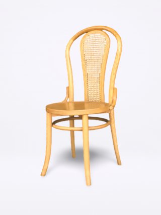 เก้าอี้ไม้ผสมหวาย รหัส CW-14