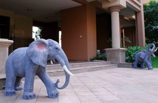 โคมไฟสัตว์ 3D รูปช้าง