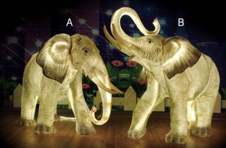 โคมไฟสัตว์ 3D รูปช้าง