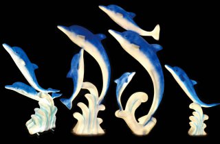 โคมไฟสัตว์ 3D รูปปลาโลมา