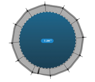 MEDIUM ROUND Springfree Trampoline