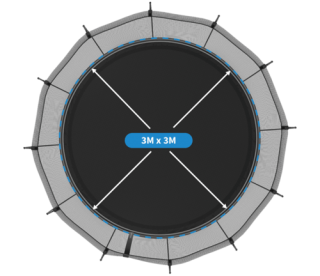 MEDIUM ROUND Springfree Trampoline