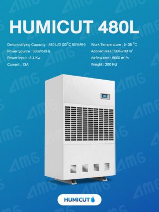 เครื่องลดความชื้นอุตสาหกรรม Humicut รุ่น 480L