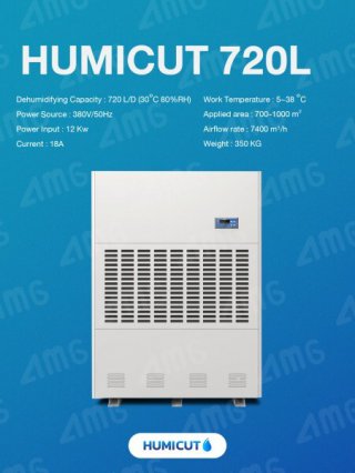 เครื่องลดความชื้นอุตสาหกรรม Humicut รุ่น 720L