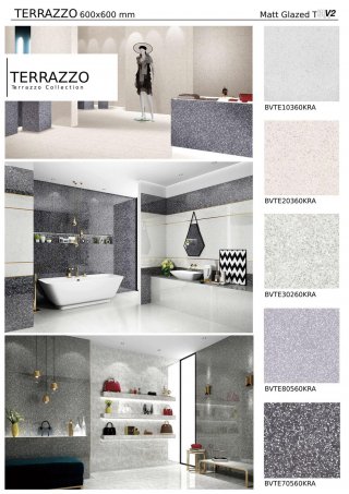 กระเบื้องปูพื้น Terrazzo Tile 2023