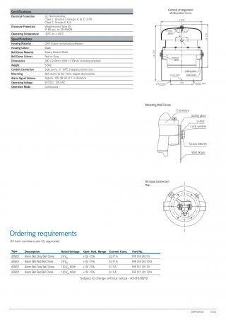 EATON dGW21 Alarm Bell