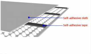 PE Self adhesive Waterproofing Drainage Board