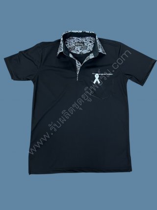 เสื้อโปโลสีดำ คุณภาพพรีเมียม