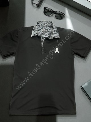 เสื้อโปโลสีดำ คุณภาพพรีเมียม