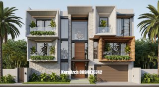 รับออกแบบบ้านโมเดิร์น
