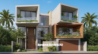 รับออกแบบบ้านโมเดิร์น