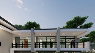 รับออกแบบโฮมออฟฟิศยกพื้นสูง