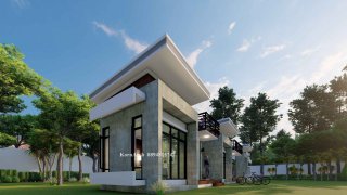 รับออกแบบโรงแรมขนาดเล็ก 5 ห้องชุด มีดาดฟ้า