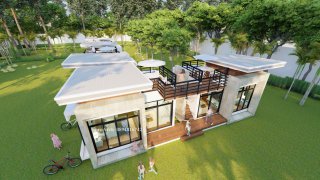 รับออกแบบโรงแรมขนาดเล็ก 5 ห้องชุด มีดาดฟ้า