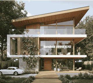 รับออกแบบบ้าน3ชั้นสไตล์โมเดิร์น