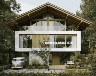 รับออกแบบบ้าน3ชั้นสไตล์โมเดิร์น