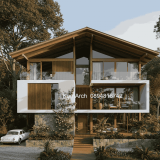 รับออกแบบบ้าน3ชั้น