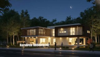 รับออกแบบบ้าน2ชั้นสไตล์โมเดิร์น