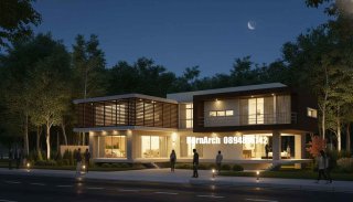 รับออกแบบบ้าน2ชั้นสไตล์โมเดิร์น