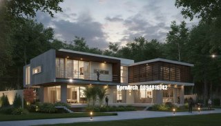 รับออกแบบบ้าน2ชั้นสไตล์โมเดิร์น