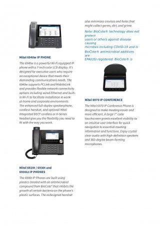Mitel 6900 IP Phone Series