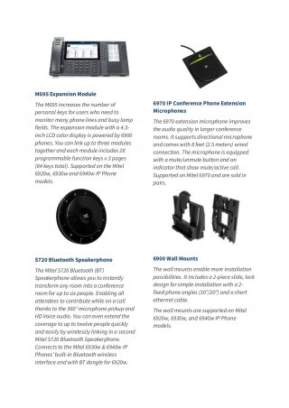Mitel 6900 IP Phone Series
