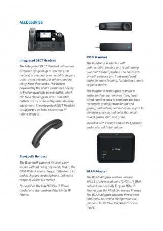 Mitel 6900 IP Phone Series