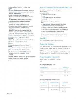 Mitel MiVoice 5540 IP Console