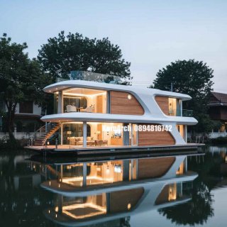 รับออกแบบบ้านลอยน้ำ แบบบ้านลอยน้ำ แบบบ้านสวยๆ