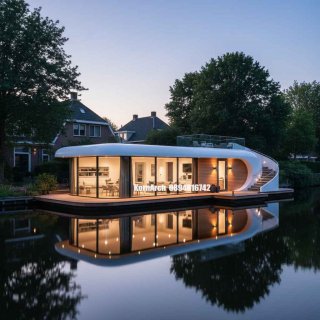 รับออกแบบบ้านลอยน้ำ แบบบ้านลอยน้ำ แบบบ้านสวยๆ