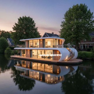 รับออกแบบบ้านลอยน้ำ แบบบ้านลอยน้ำ แบบบ้านสวยๆ