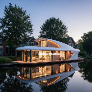 รับออกแบบบ้านลอยน้ำ แบบบ้านลอยน้ำ แบบบ้านสวยๆ
