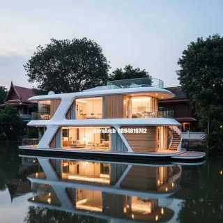 รับออกแบบบ้านลอยน้ำ แบบบ้านลอยน้ำ แบบบ้านสวยๆ