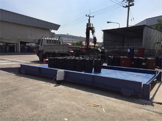 เครื่องชั่งรถบรรทุก พร้อมโปรแกรม