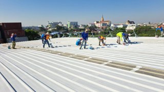 พ่นสีหลังคาเมทัลชีทราคาไม่แพง