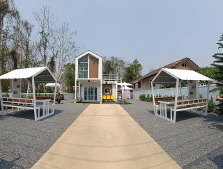 ซุ้มนั่งเล่นในสวน