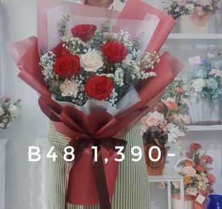 ช่อดอกไม้วาเลนไทน์