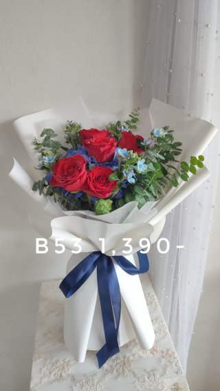 ช่อดอกไม้วาเลนไทน์