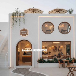 รับออกแบบร้านกาแฟสไตล์เมดิเตอร์เรเนียน