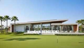 รับออกแบบคลับเฮ้าส์ชั้นเดียว