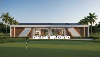 รับออกแบบคลับเฮ้าส์ชั้นเดียว