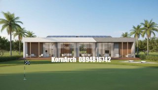 รับออกแบบคลับเฮ้าส์ชั้นเดียว