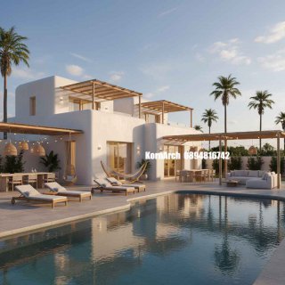 รับออกแบบบ้านสไตล์เมดิเตอร์เรเนียน