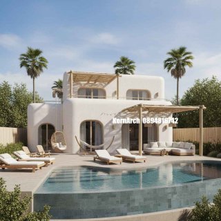 รับออกแบบบ้านสไตล์เมดิเตอร์เรเนียน