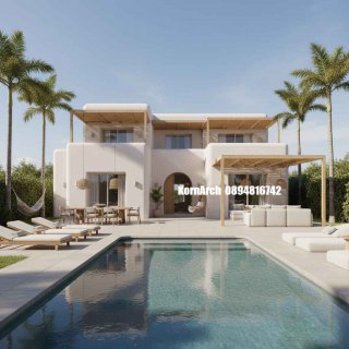 รับออกแบบบ้านสไตล์เมดิเตอร์เรเนียน