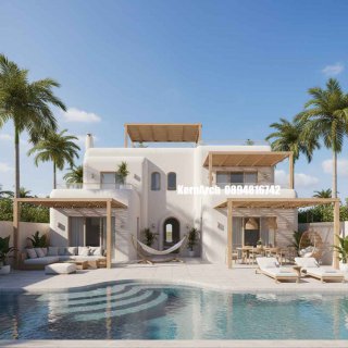 รับออกแบบบ้านสไตล์เมดิเตอร์เรเนียน