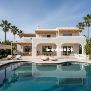 รับออกแบบบ้านสไตล์เมดิเตอร์เรเนียน