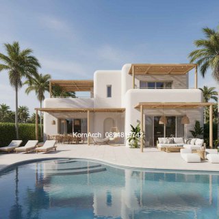 รับออกแบบบ้านสไตล์เมดิเตอร์เรเนียน