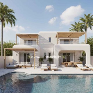 รับออกแบบบ้านสไตล์เมดิเตอร์เรเนียน